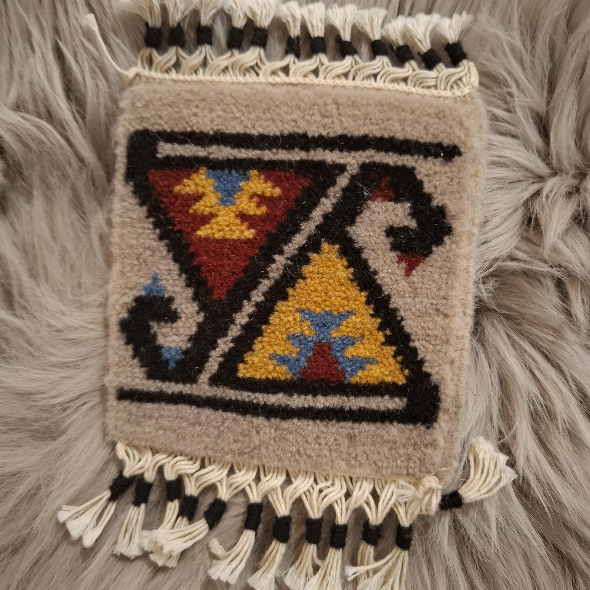 Handmade Real Carpet Mini Rug Coasters for Glasses and cups