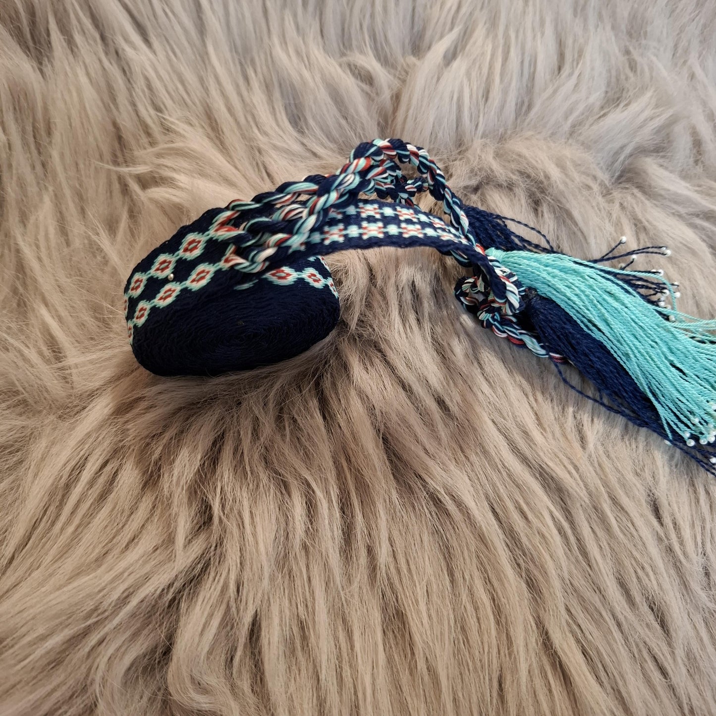 Handwoven Traditional Çarpana (Tablet-Woven) Belt – A Unique Bohemian Accessory