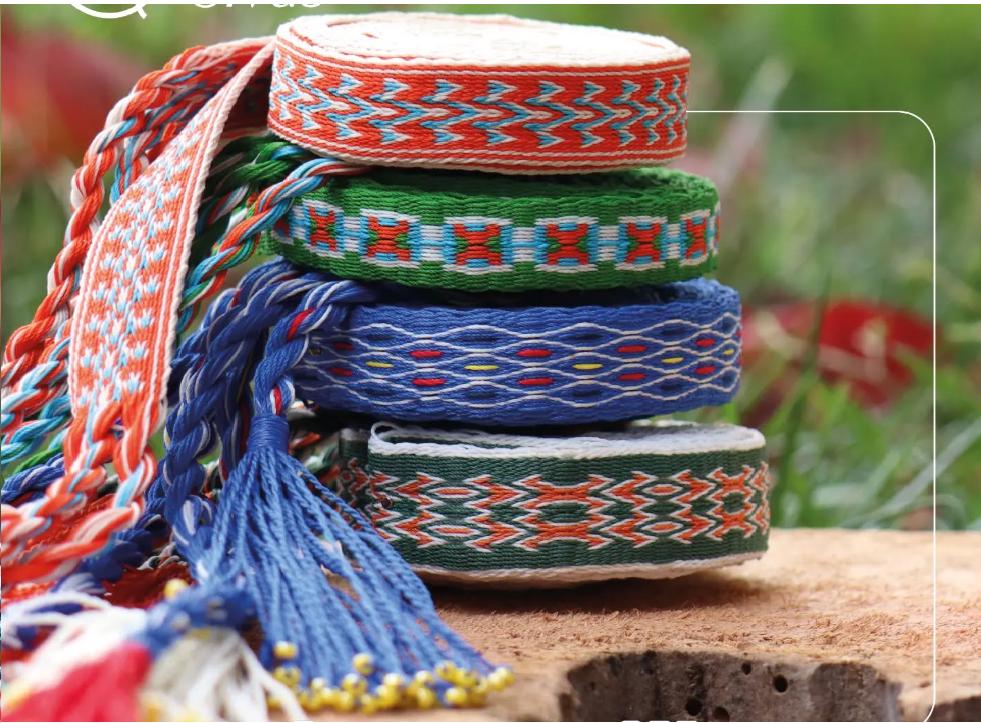 Handwoven Traditional Çarpana (Tablet-Woven) Belt – A Unique Bohemian Accessory