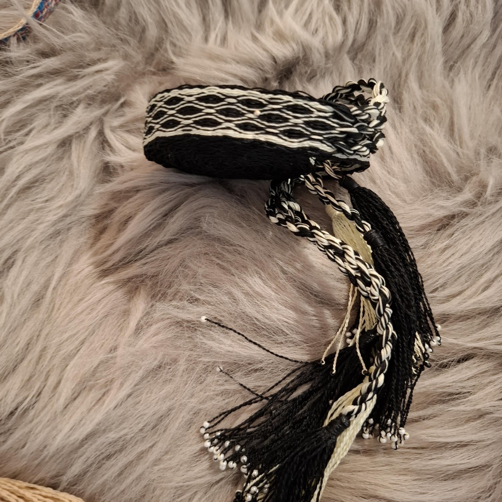 Handwoven Traditional Çarpana (Tablet-Woven) Belt – A Unique Bohemian Accessory