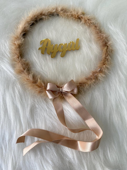 Personalized Feather Henna Tambourines with Name – kına nedime defi henna night favors