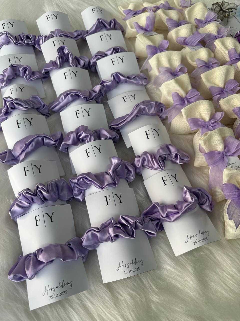 Personalized Flower Hair Clip Favor, Custom Name Tag, Party Gift