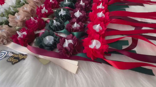 5 x Floral Henna Hand Candle: Customizable LED Wrist Corsage