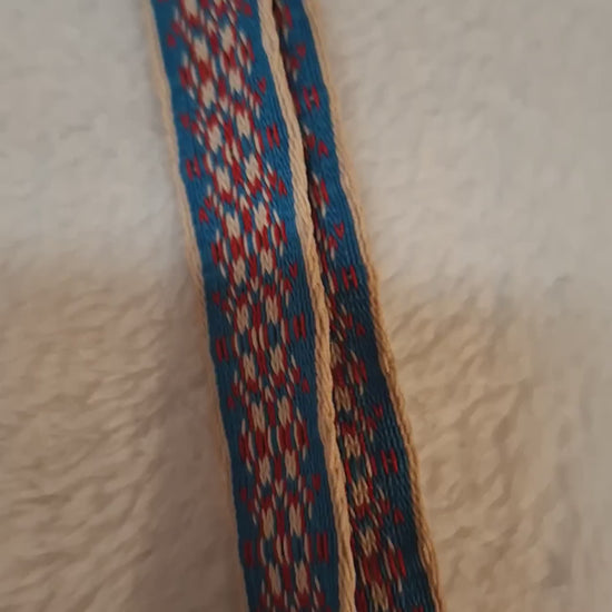 Handwoven Traditional Çarpana (Tablet-Woven) Belt – A Unique Bohemian Accessory